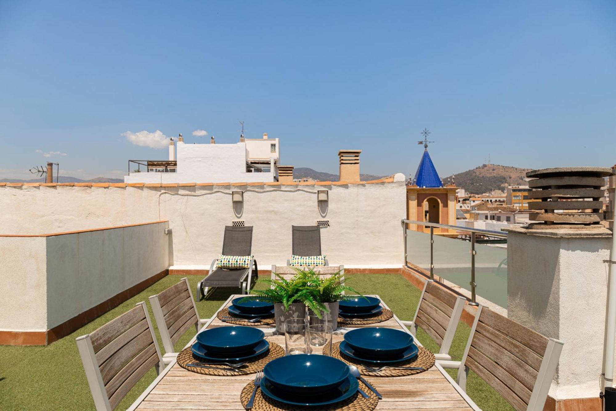 Appartement C103 - Sunny Terrace, Old Town Views à Málaga Extérieur photo